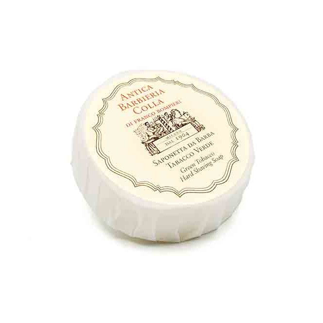 Antica-Barbieria-Colla-Saponetta-Tabacco-Verde-Rasierseife-Italien