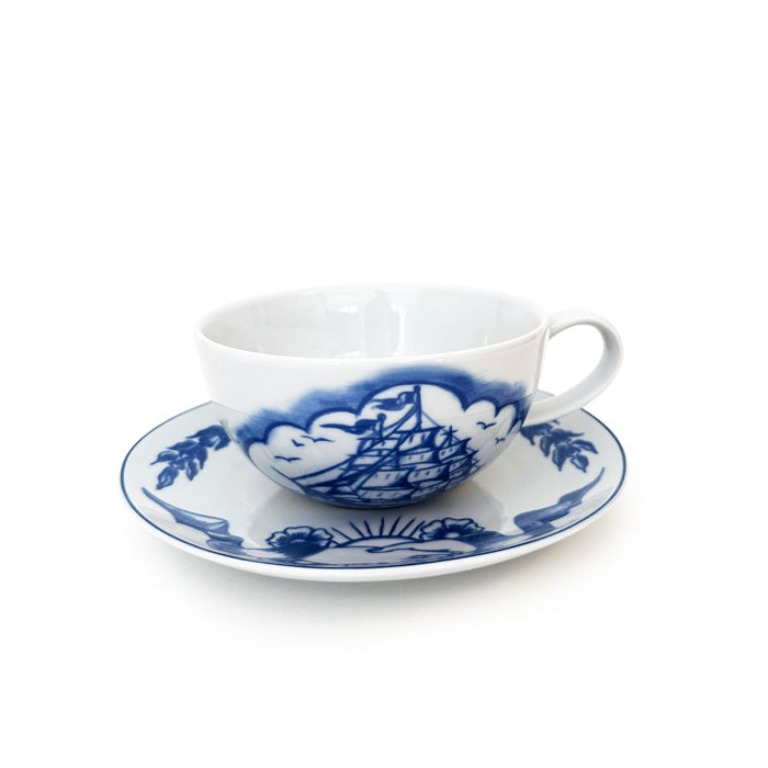BY_MUTTI_TEE_TASSE_CUP_SAUCER_BYMUTTI_REUNION_SWEDE_SEGELN_TATTOO