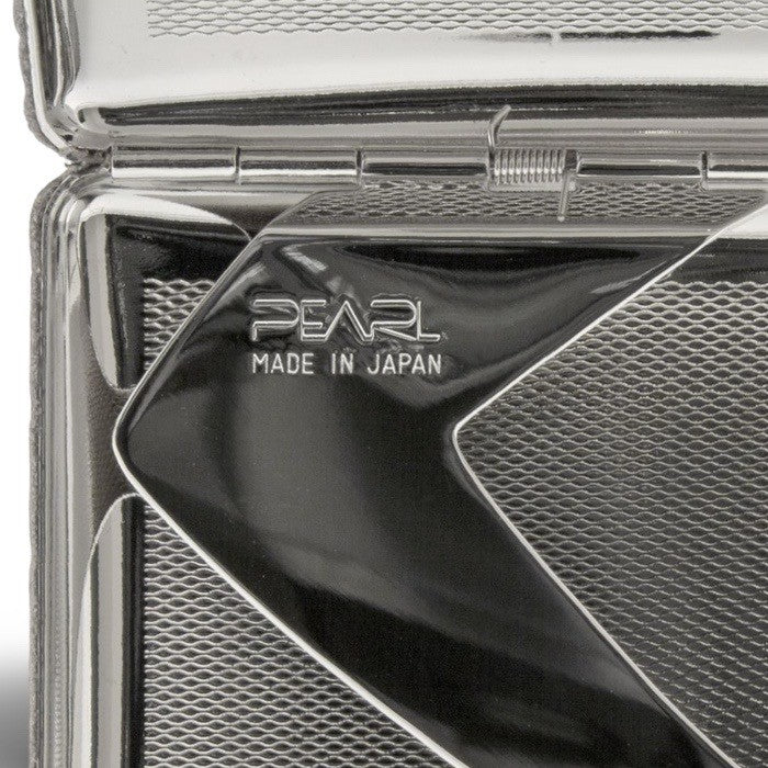 Pearl-Japan-Zigarettenetui-Leder-Lizard-Luxus-Rauchen-Black