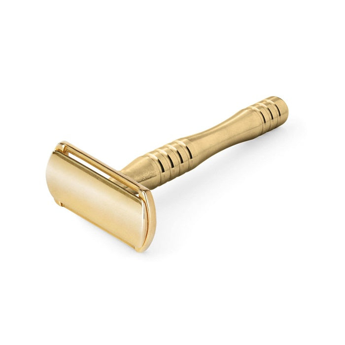 Razorine_FLATBOY_75_Brass_Rasierhobel_Italy