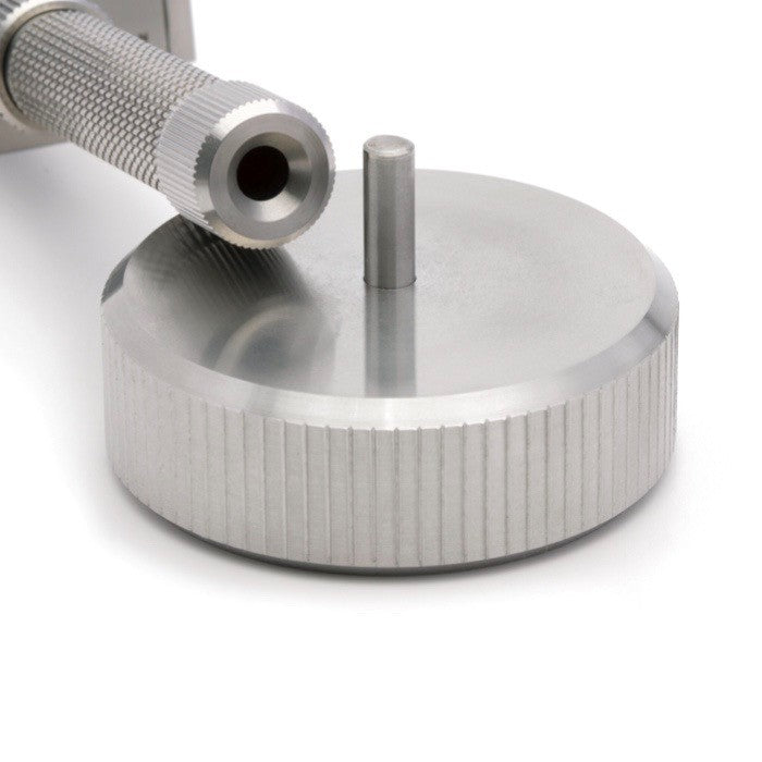 Rex_Supply_Co_Razor_Stand_Rasierhobelständer_Edelstahl_USA