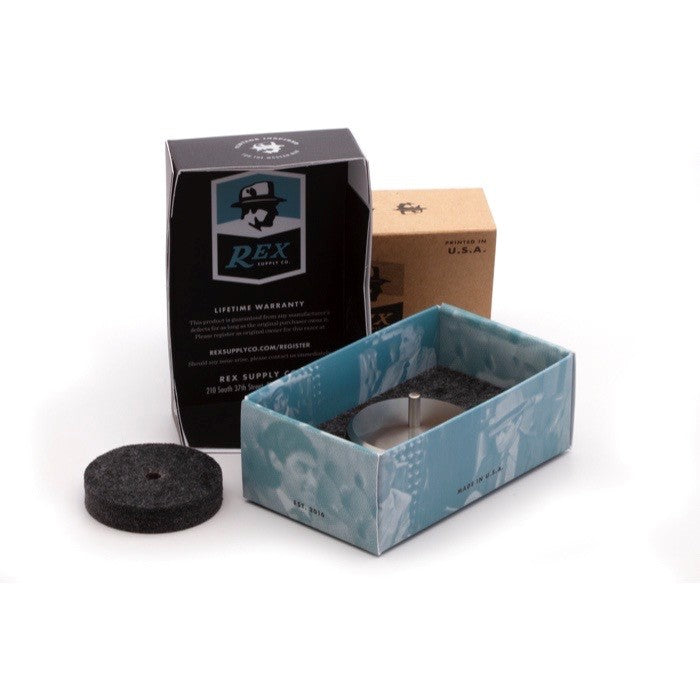 Rex_Supply_Co_Razor_Stand_Rasierhobelständer_Edelstahl_USA