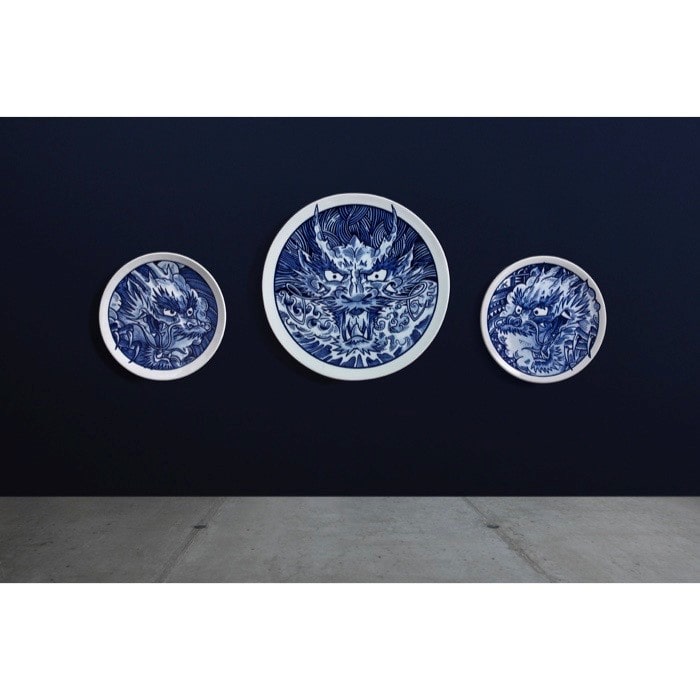 Schiffmacher_Royal_Blue_Tattoo_Plate_Blue_Dragon_Royal_Delft