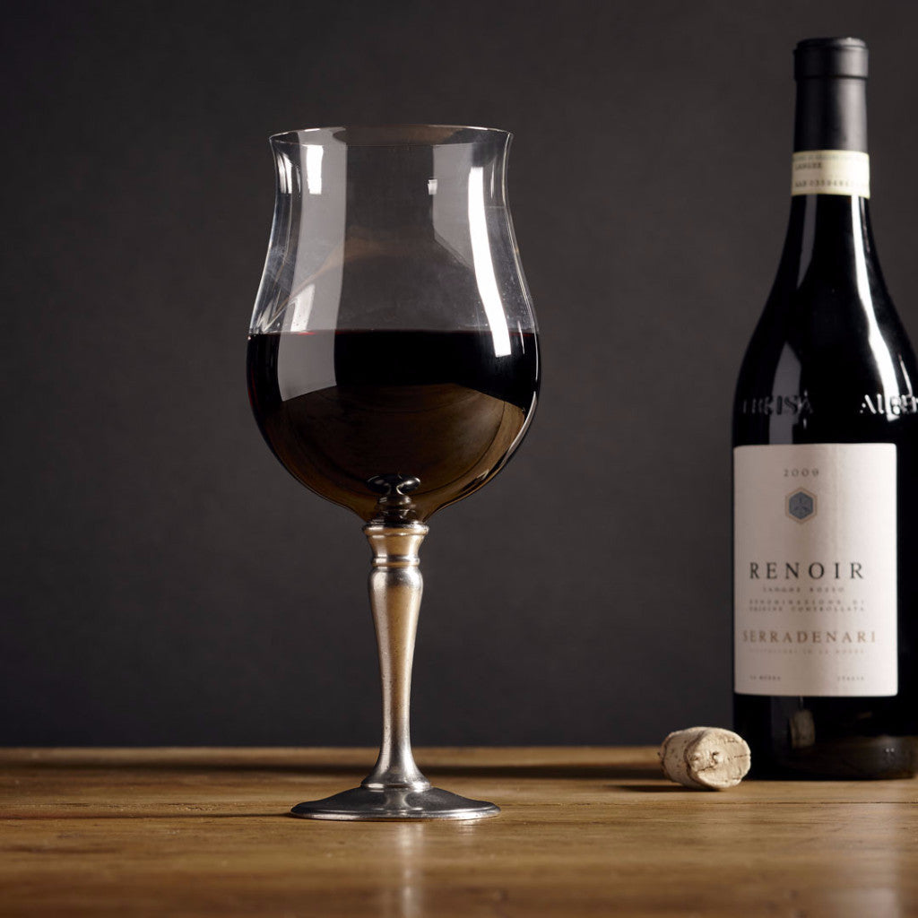 Cosi Tabellini Kristall Barolo Rotweinglas Hartzinn
