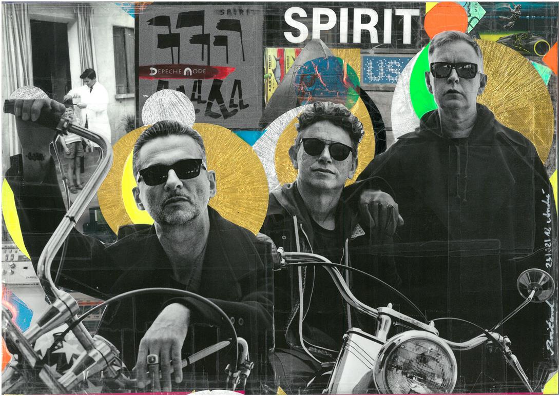 André Boitard Depeche Mode Collage Artwork Original popart