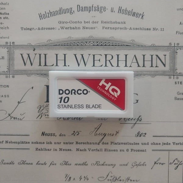 DORCO-ST301-Stainless-Blades-Korea-Razorblades-Rasierklingen