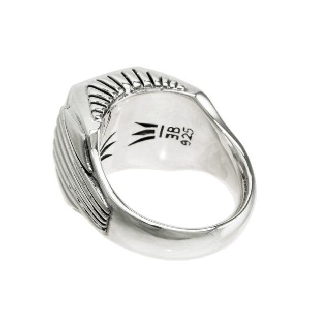 EINS Berlin Schmuck Siegelring Boston Onyx 925 Silber Germany Jewelry