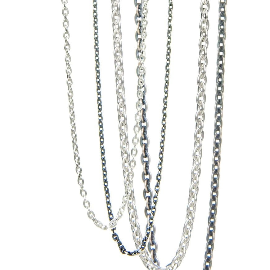 Eins_Berlin_Kette_Silber_Feine_Ankerkette_Anchor_Necklace