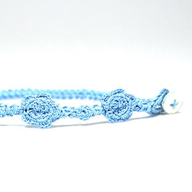 G. Inglese Sartoria Luxus Armband Handgemacht Celeste Made in Italy