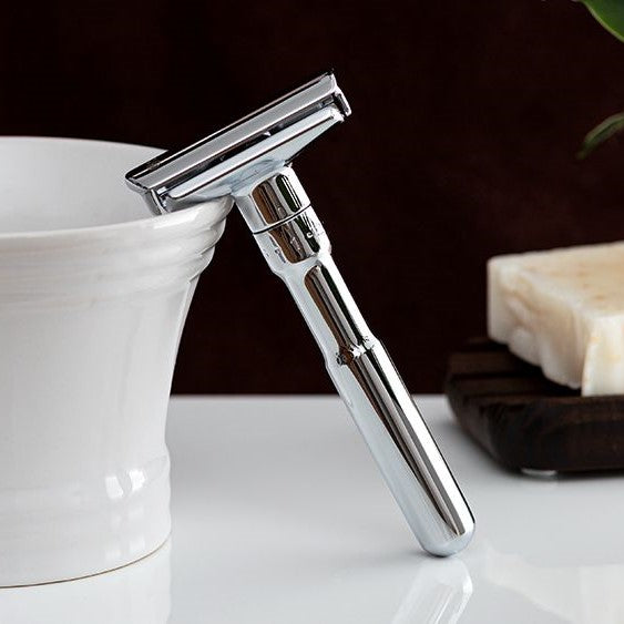 Merkur-Futur-701-Chrome-Rasierhobel-razor-Germany