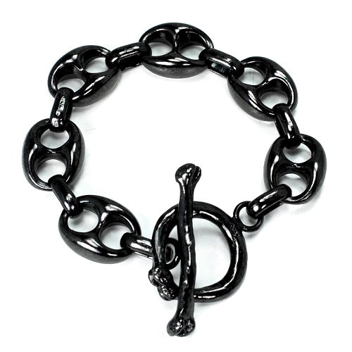 Michael-Raymond-Black-Gucci-Link-Armreif-Kette