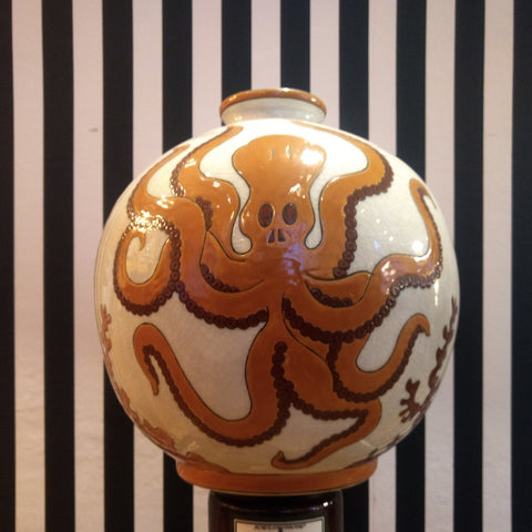 Keralouve Vase Octopus Orange
