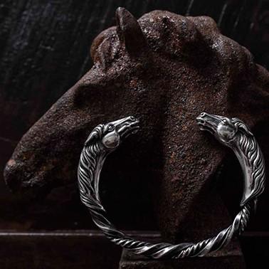 Peanuts_Company_Horse_Bangle_Armreif_Pferd_Silber_Japan
