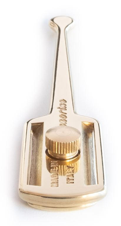 Razorine Barber Profi Shavette Gold Messing DE Klinge Italy