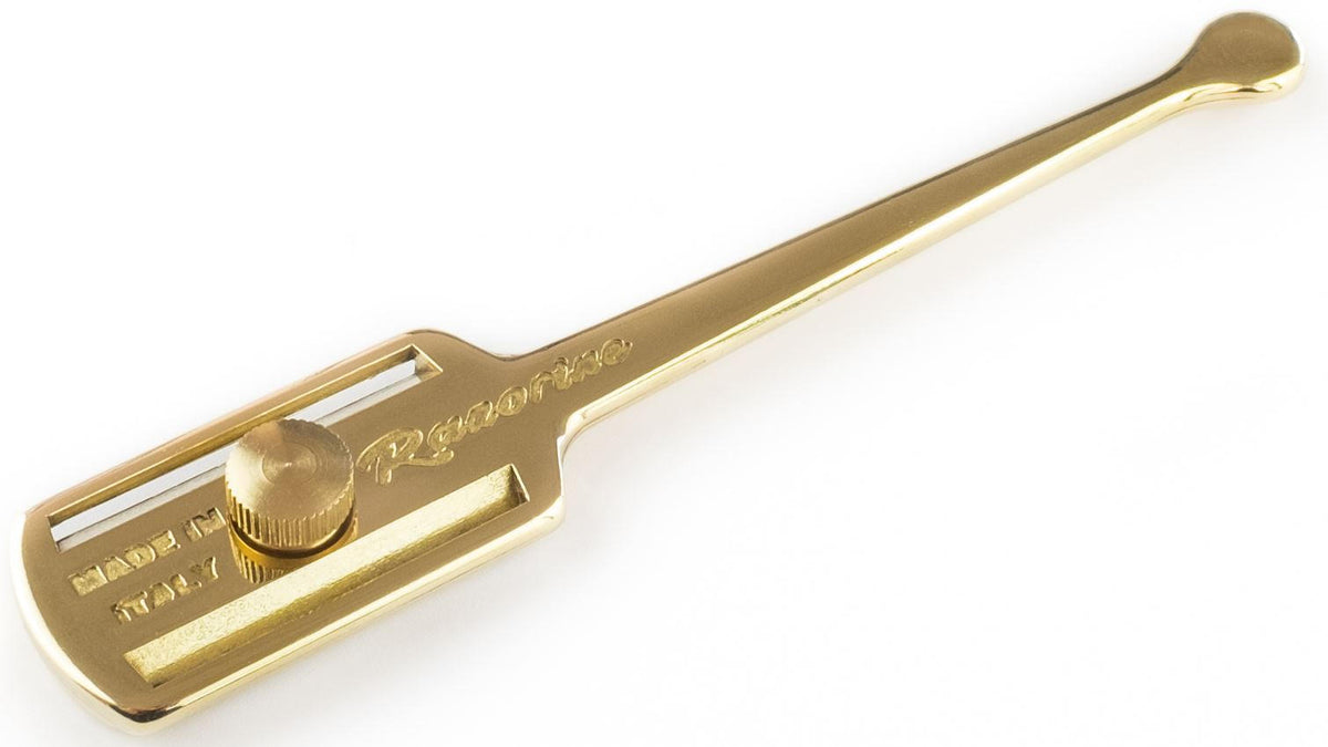 Razorine Shavette Gold Messing DE Klinge Italy