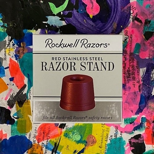 Rockwell_Ständer_Rasierer_Razor_stand_Red_USA