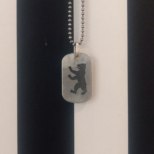 Soul Objects Berliner Bär Anhänger 925 Silber Schmuck