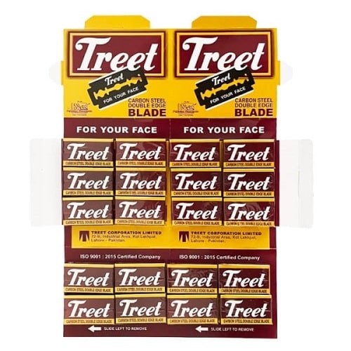 Treet Carbon Steel Razor Blades