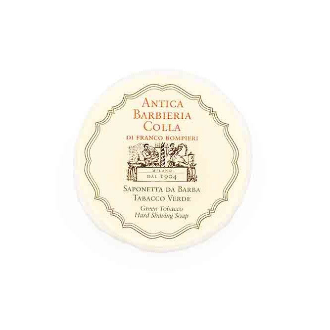 Antica-Barbieria-Colla-Saponetta-Tabacco-Verde-Rasierseife-Italien