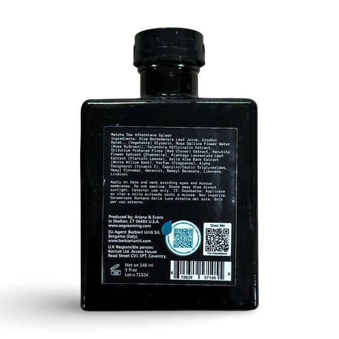Ariana_Evans_Aftershave_Matcha_Tea_After_Shave_Splach_USA