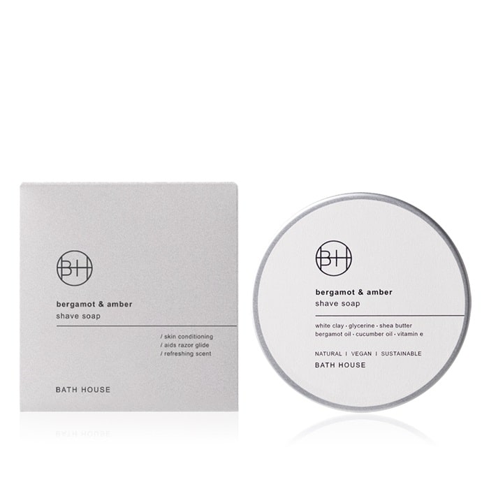 Bath-house-Rasierseife-bergamot-and-amber-shave-soap-UK