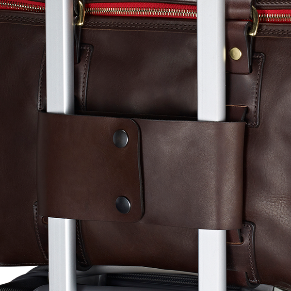 CROOTS Leather Roller Luggage Strap