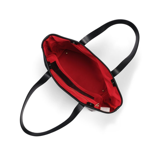 Croots_Tall_Tote_Vintage_Leather_Tasche_Leder_VL27BK_Black_England