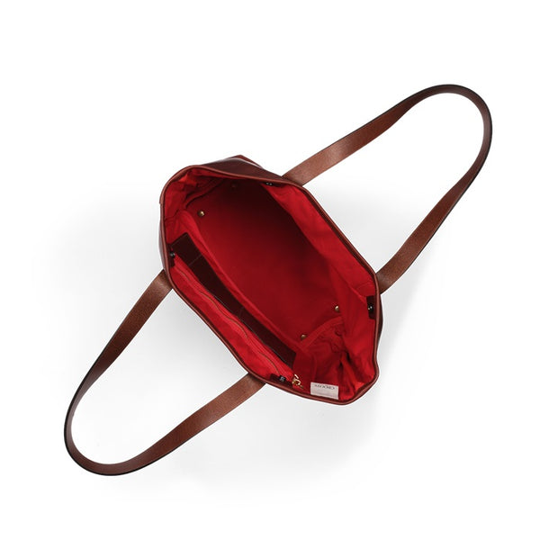 CROOTS Vintage Leather Tall Tote