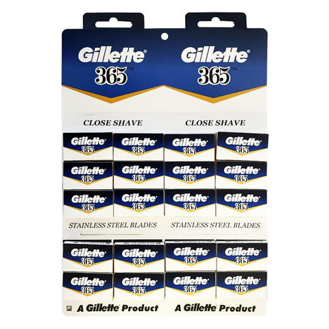 Gillette-365-Rasierklinge-Razor-Blades-Lamette-Double-Edge
