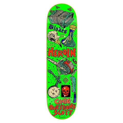 HEROIN_Skateboards_Craig_Questions_Scott_Deck_HIROTTON_9.0_green_USA