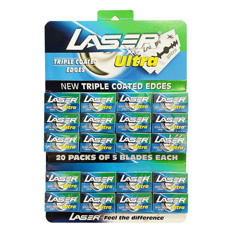 LASER-Ultra-Rasierklinge-Razor-Blades-Lamette-Double-Edge