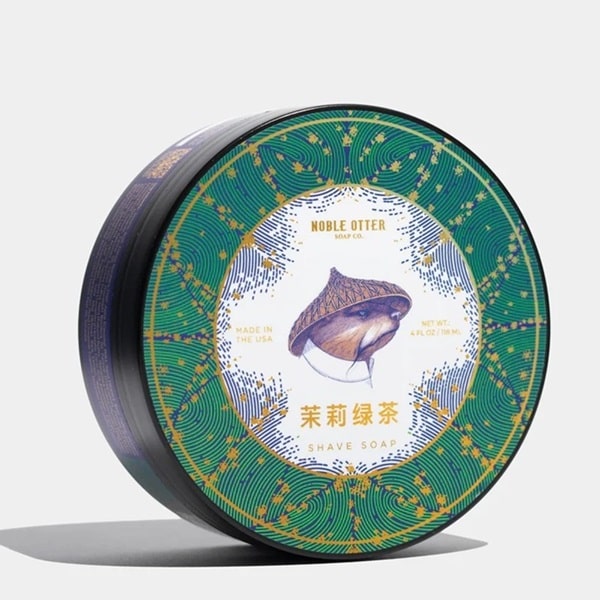Noble_Otter_Jasmine_Green_Tea_Rasierseife_Shave_Soap_USA