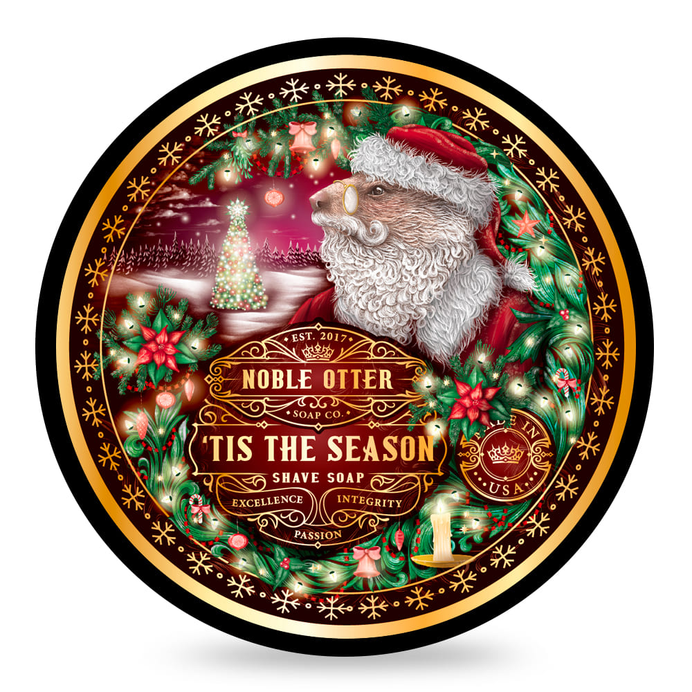 NOBLE OTTER TIS THE SEASON Rasierseife