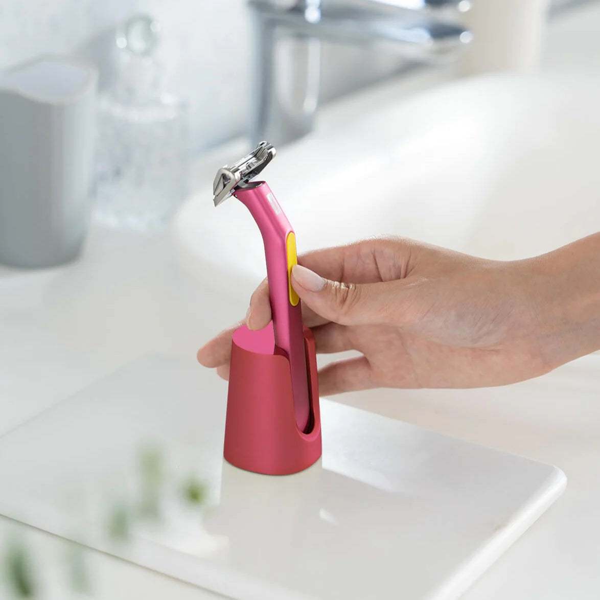 Oneblade-womens-single-blade-razor-pink-flamingo-Intimrasur-Beste-USA