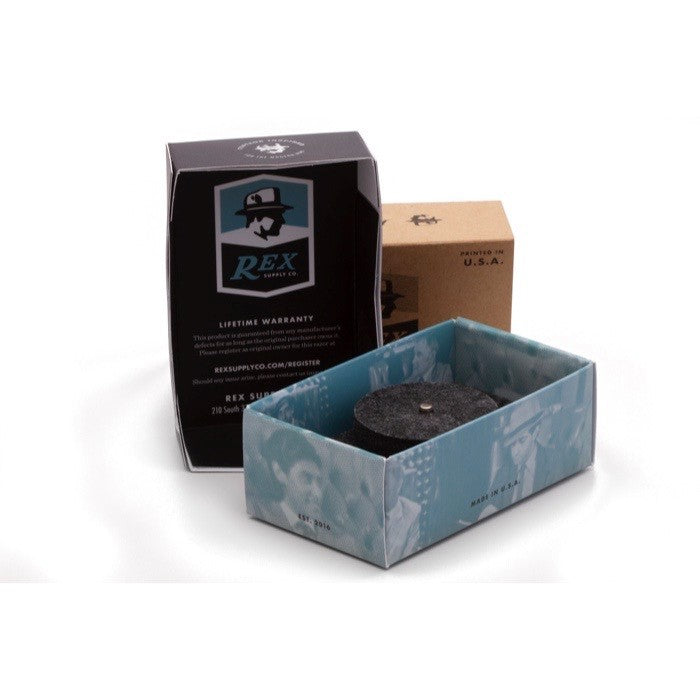 Rex_Supply_Co_Razor_Stand_Rasierhobelständer_Edelstahl_USA