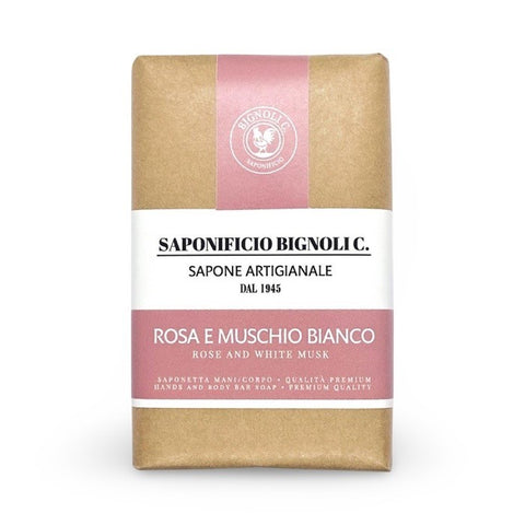 Saponificio Bignoli Rosa E Muschio Biancho Seife
