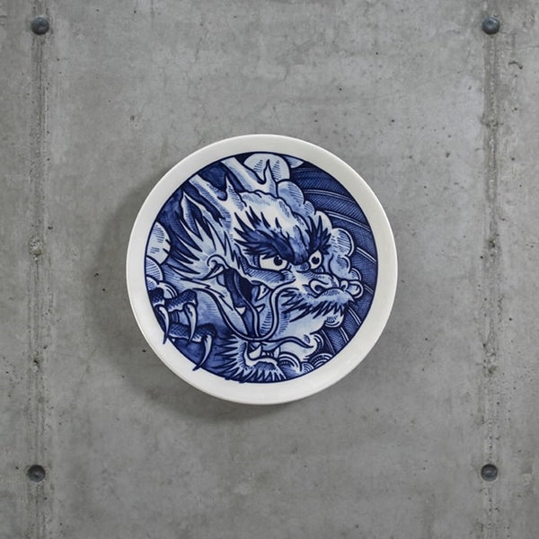 Schiffmacher_Royal_Blue_Tattoo_Plate_Blue_Dragon_Royal_Delft