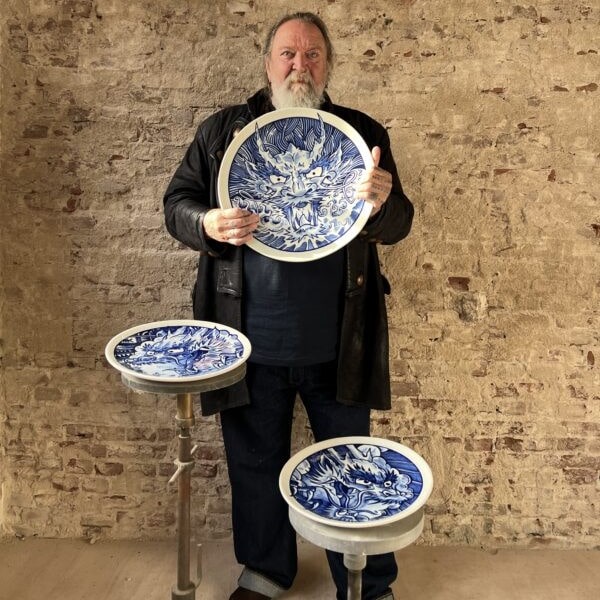 Schiffmacher_Royal_Blue_Tattoo_Plate_Blue_Dragon_Royal_Delft