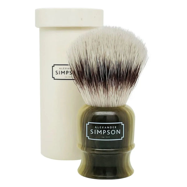 Simpson-Rasierpinsel-shaving-brush-synthetic-travel-tube-