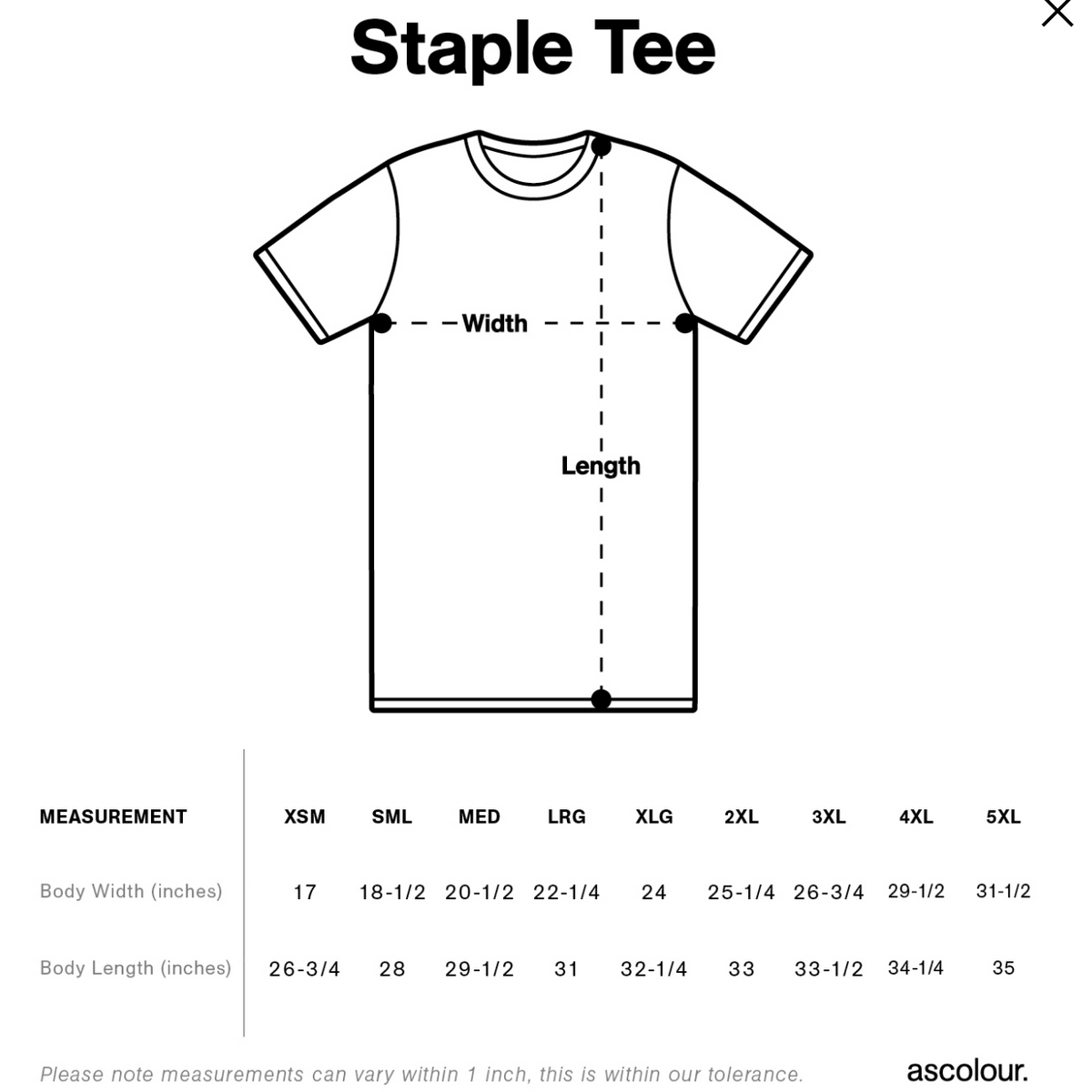 Slater_Bradley_25_Staple_T_Short_Sleeve_measurements