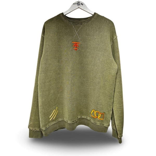 The_Analogue_Ape_Sweatshirt_Yurika_Buddhist_Ape_Happy_Japan_Maharishi_Olive