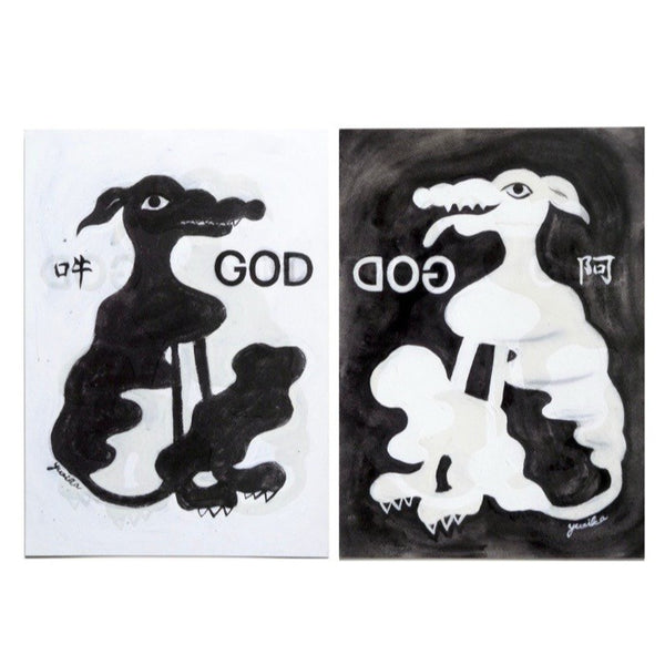 Yurika_Saito_God_Dog_Black_White_Jakob_Zoche_Print_TOKYO