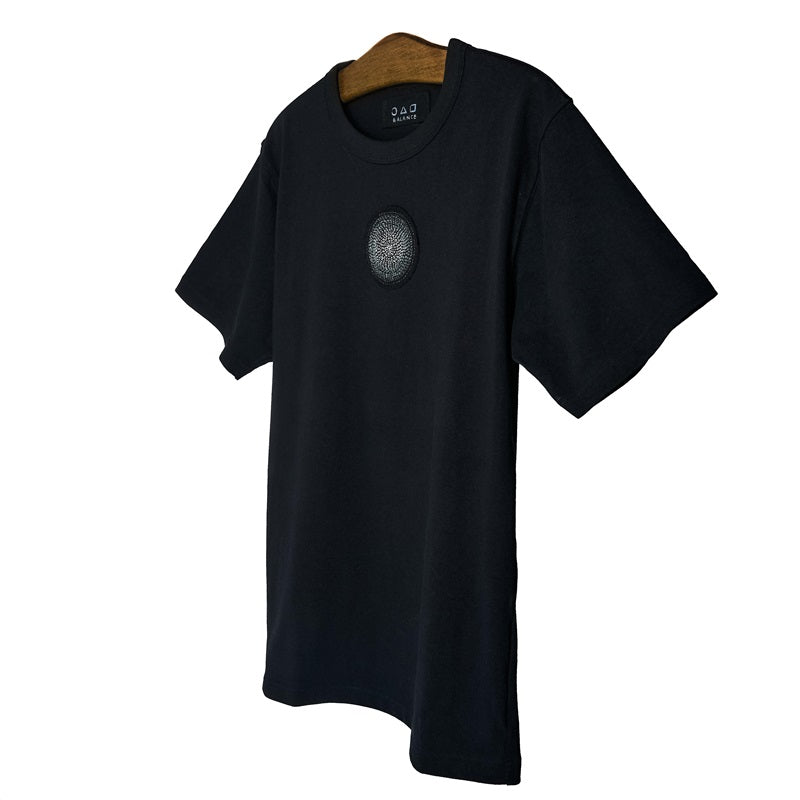 Yurika_Saito_T-Shirt_Balance_Circle_Black_Soul_Objects_Berlin_Tokyo