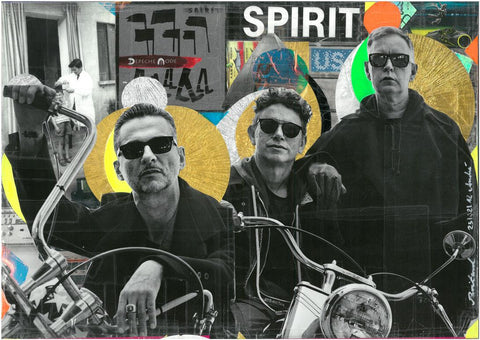 André Boitard Depeche Mode Collage Artwork Original popart