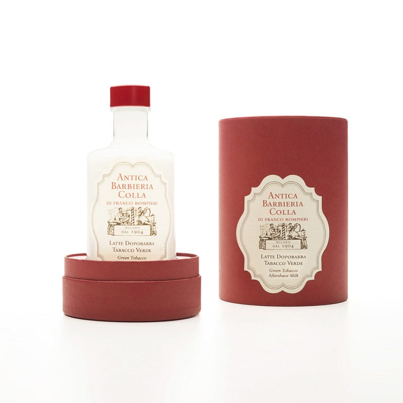 Antica_Barbieria_Colla_dopobarba_Aftershave_Green_Tobacco_latte_dopobarba_tabacco-verde_Milan_Italy