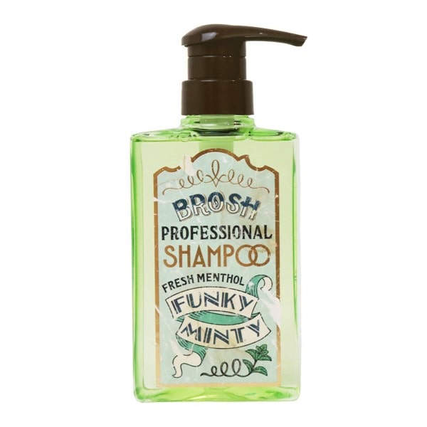BROSH_Professional_Shampoo_Funky_Mint_Japan_400ml