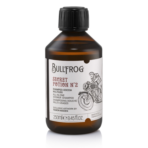 Bullfrog Secret Potion 2 Duschgel Shampoo All in One Italien Barbershop Ramon Maiden