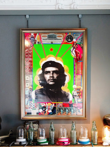 André Boitard Che Guevara Collage Artwork Original