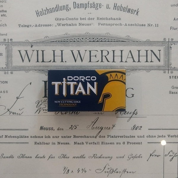 DORCO-Titan-New-Cutting-Edges-Blades-Razorblades-Rasierklingen-Vietnam