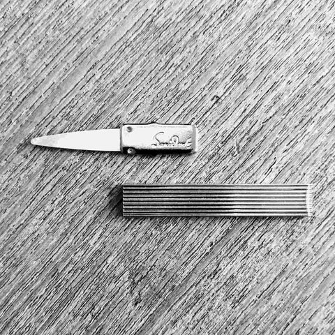 Sanident Zahnstocher Silberblatt Sterling silver toothpick 